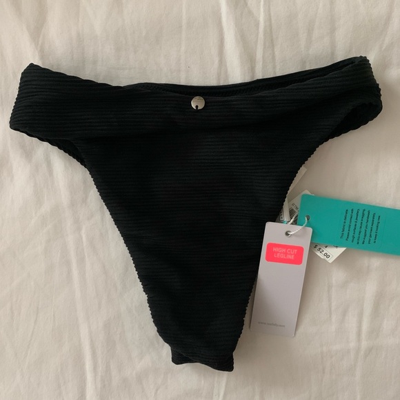 NWT Seafolly Australia High Cut Legline Bikini Bottoms - Picture 2 of 3